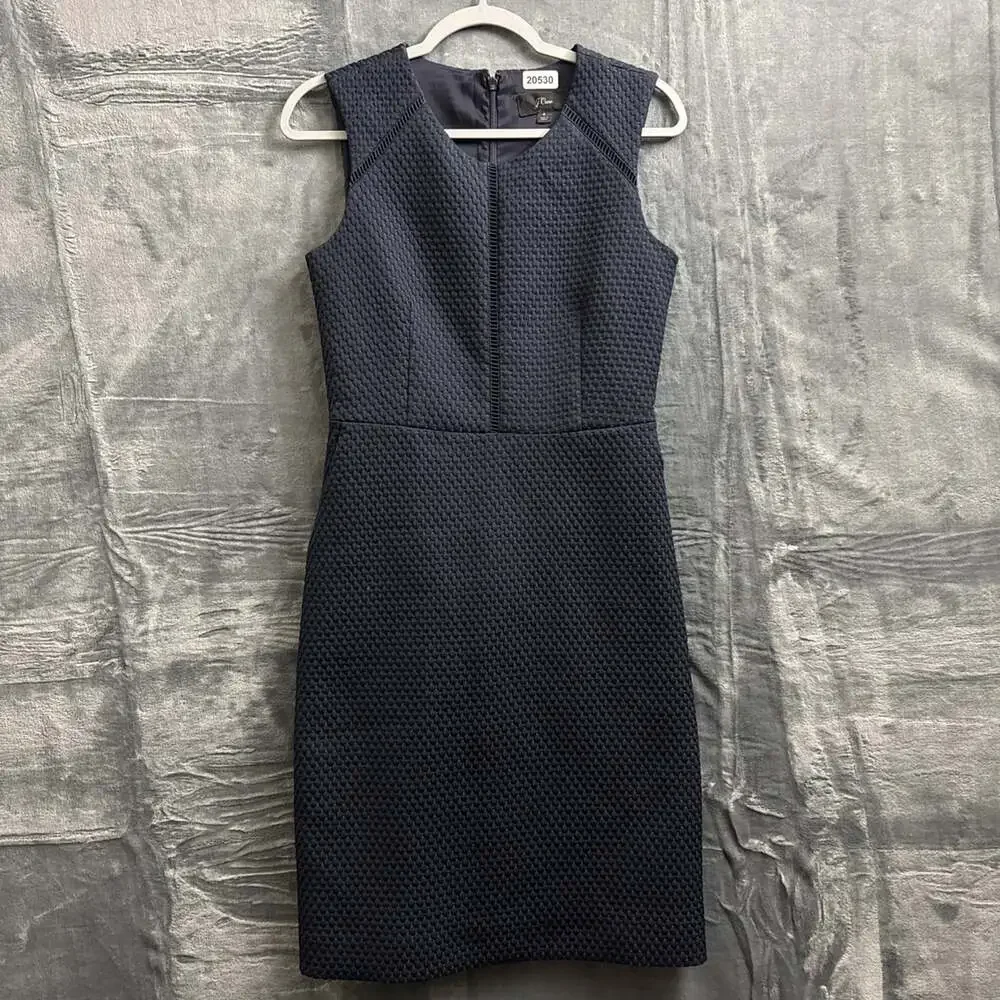 J.Crew Women's Size 4 Navy Portfolio Dress #F0791